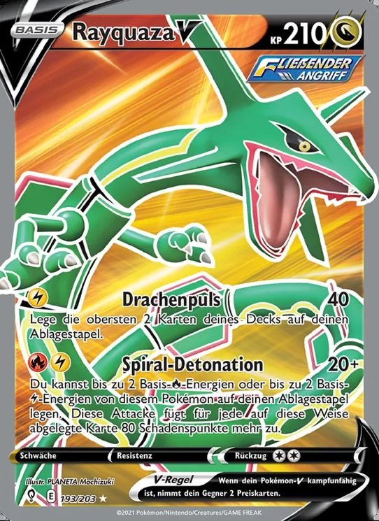 Pokémon TCG — Drache 카드 8장 세트